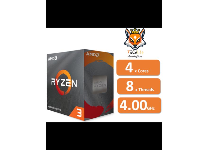 AMD Ryzen 3 4100 6x Cores a 3.90Ghz/4.40Ghz 16MB Socket AM4 | TechL...