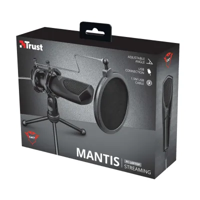 Trust Gaming GXT 232 Mantis Micrófono Condensador con Trípode Trust Gaming GXT 232 Mantis Micrófono Condensador con Trípode
