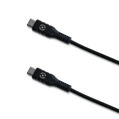 Celly Cable USB-C 60W 1m Negro Celly Cable USB-C 60W 1m Negro