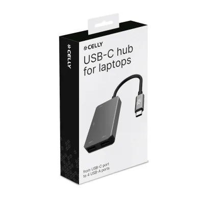 Celly hub c a 4usb - funcionalidad plug & play Celly hub c a 4usb - funcionalidad plug & play