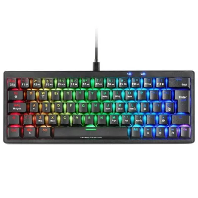 Teclado Gaming Mecánico Mars Gaming MKMINIPRO/ Switch Azul/ Teclado Gaming Mecánico Mars Gaming MKMINIPRO/ Switch Azul/