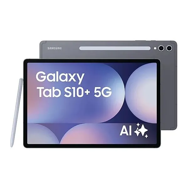 Tablet Samsung Galaxy Tab S10+ 5G 12.4" AMOLED 512GB Dimensity 9300 Batería 10.090mAh Gri