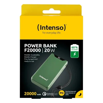 Intenso F20000 Powerbank Batería Portátil 20000mAh Verde