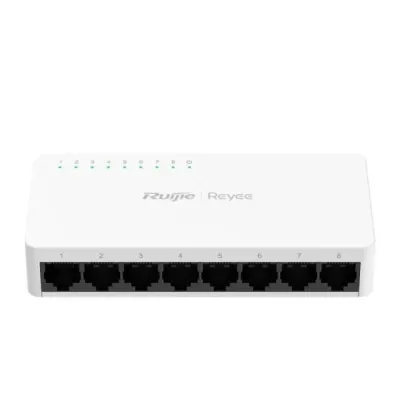 Reyee unmanaged switch 8xgb rj45 plastic case Reyee unmanaged switch 8xgb rj45 plastic case