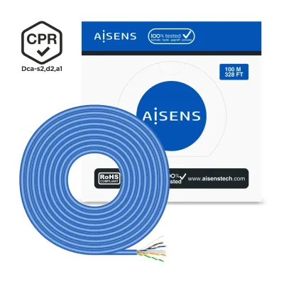 Aisens A135-0662 Bobina Cable de Red RJ45 Cat.6 UTP AWG24 LSZH Aisens A135-0662 Bobina Cable de Red RJ45 Cat.6 UTP AWG24 LSZH