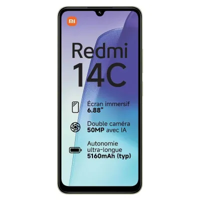 Xiaomi Redmi 14C 6/128GB Verde Libre Xiaomi Redmi 14C 6/128GB Verde Libre