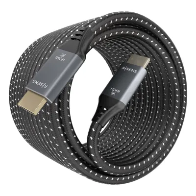 Cable HDMI 2.1 8K Aisens A150-0877/ HDMI Macho - HDMI Macho/