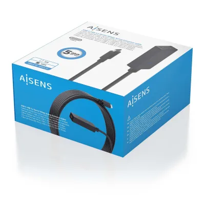 Cable Alargador USB 3.2 con Amplificador Aisens A107-0870/ USB