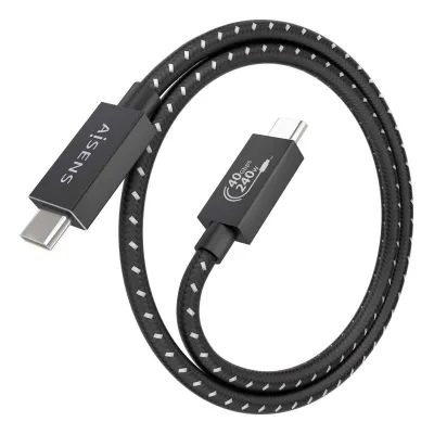 Cable USB 4.0 Tipo-C Aisens A107-0866/ USB Tipo-C Macho - USB Cable USB 4.0 Tipo-C Aisens A107-0866/ USB Tipo-C Macho - USB