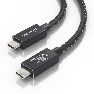 Cable USB 4.0 Tipo-C Aisens A107-0866/ USB Tipo-C Macho - USB Cable USB 4.0 Tipo-C Aisens A107-0866/ USB Tipo-C Macho - USB