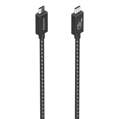 Cable USB 4.0 Tipo-C Aisens A156-0868/ USB Tipo-C Macho - USB Cable USB 4.0 Tipo-C Aisens A156-0868/ USB Tipo-C Macho - USB