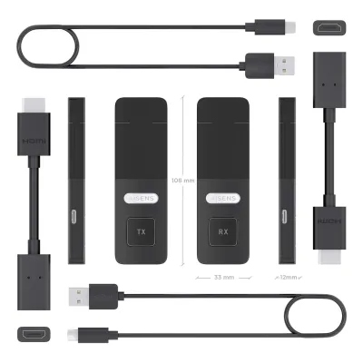 Adaptador de vídeo inalámbrico HDMI a HDMI Aisens