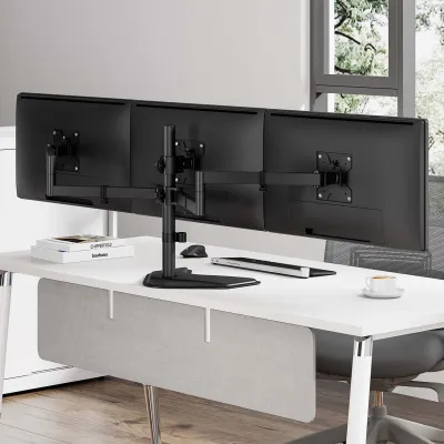 Aisens Soporte de Mesa con Peana Eco Giratorio e Inclinable Aisens Soporte de Mesa con Peana Eco Giratorio e Inclinable
