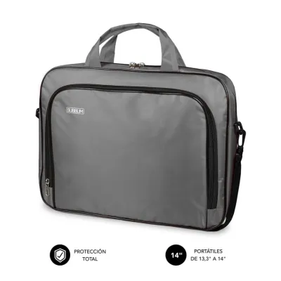Subblim Oxford Maletín para Portátil hasta 14" Gris