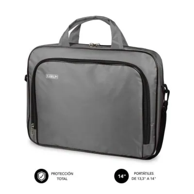 Subblim Oxford Maletín para Portátil hasta 14" Gris