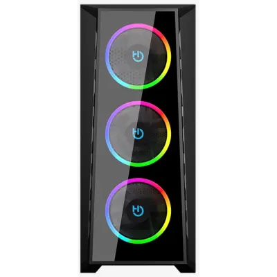 Hiditec MH12 MESH Caja Gaming ATX con 4x Vent.ARGB,Cristal Hiditec MH12 MESH Caja Gaming ATX con 4x Vent.ARGB,Cristal
