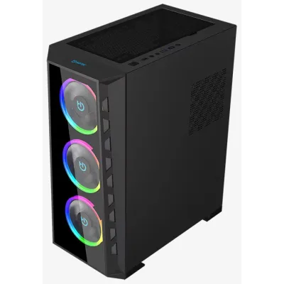 Hiditec MH12 MESH Caja Gaming ATX con 4x Vent.ARGB,Cristal Hiditec MH12 MESH Caja Gaming ATX con 4x Vent.ARGB,Cristal