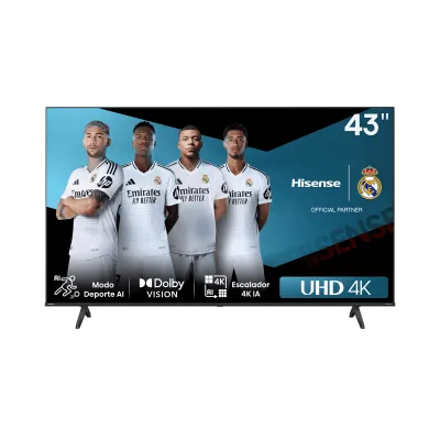 Hisense Serie A6N 4K TV 43A6N 43" UHD VIDAA WiFi, Smart TV