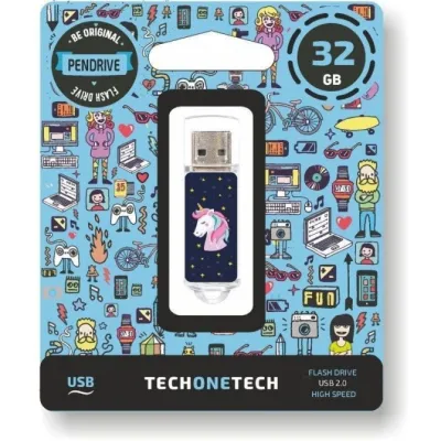 Pendrive 32GB Tech One Tech Unicornio Dream USB 2.0 Pendrive 32GB Tech One Tech Unicornio Dream USB 2.0