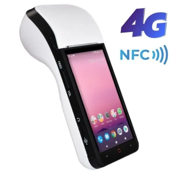 Mustek GP-A3 Terminal Android Táctil 5.5" WiFi/Bluetooth/4G LTE con Impresora de Tickets Térmica