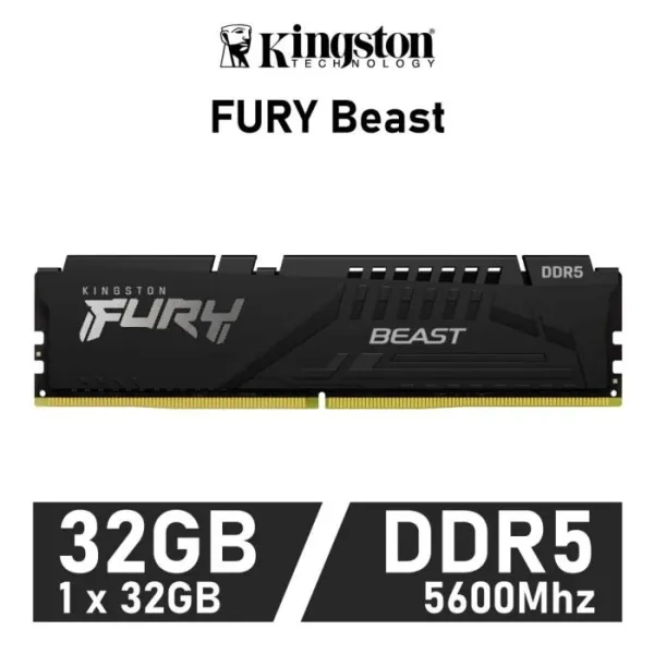 Kingston FURY Beast 32GB DDR5 a 5600MHz CL40 1.25v XMP 3.0