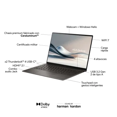 ASUS UX5406SA-PZ334W Intel Core Ultra 7-258V 32GB 1TB SSD 14"