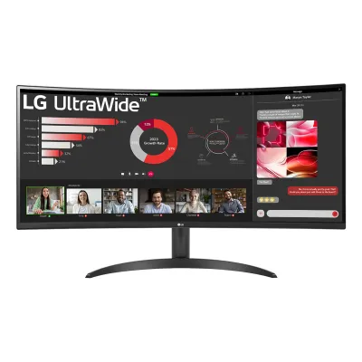 LG 34WR50QK-B 34" LED VA UltraWide QHD 100Hz FreeSync Curva