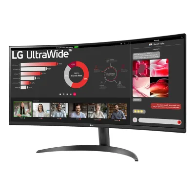 LG 34WR50QK-B 34" LED VA UltraWide QHD 100Hz FreeSync Curva