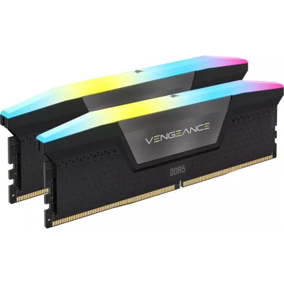 Corsair Vengeance RGB Black KIT 32GB DDR5 a 6000MHz CL36 1.4v Corsair Vengeance RGB Black KIT 32GB DDR5 a 6000MHz CL36 1.4v
