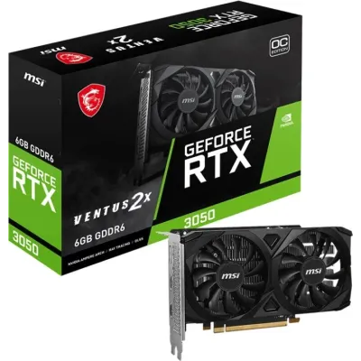 MSI Ventus 2x E Active GeForce RTX 3050 6GB OC GDDR6