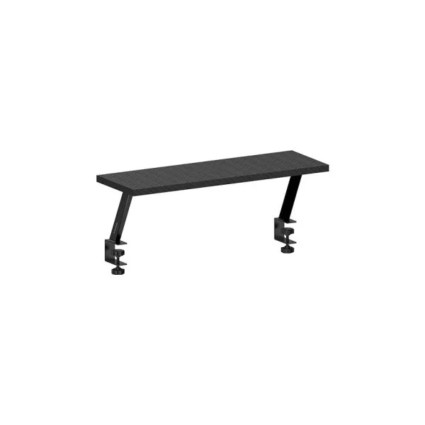 Mars Gaming MGDS Soporte Elevador Monitor Negro de 60x20cm Tablero Fibra de Carbono Estructura Acero