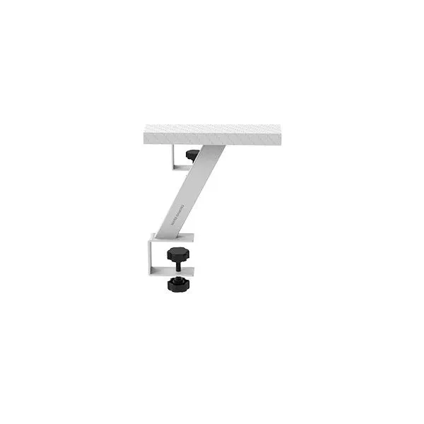 Mars Gaming MGDS Soporte Elevador Monitor Blanco 60x20cm Tablero Fibra de Carbono Estructura Acero