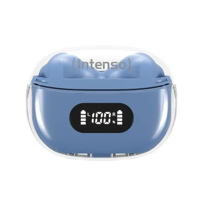 Intenso | buds plus auriculares tws anc+enc | azul