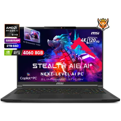 MSI Stealth 16 16Ai+-269ES AMD Ryxen AI 9 HX 370 32GB 2TB MSI Stealth 16 16Ai+-269ES AMD Ryxen AI 9 HX 370 32GB 2TB