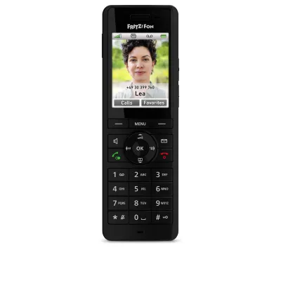 Fritz! fon x6 teléfono inalamb.dect negro