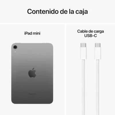 Apple iPad Mini 7 (2024) 128GB WiFi Gris Espacial A17Pro