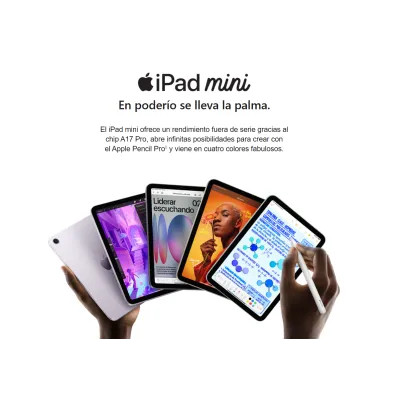 Apple iPad Mini 7 (2024) 128GB WiFi Purpura A17Pro