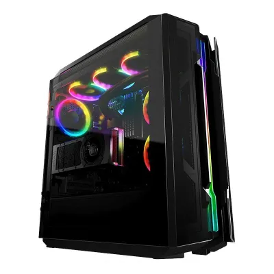 COUGAR Gemini T Pro RGB Caja Gaming ATX Negro, Laterales