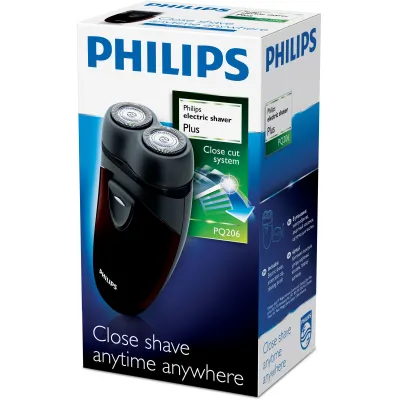 PHILIPS PQ206/18 Afeitadora eléctrica de viaje para hombre PHILIPS PQ206/18 Afeitadora eléctrica de viaje para hombre