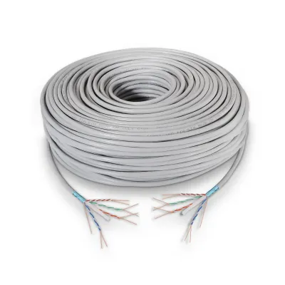 Aisens Bobina Cable de Red RJ45 Cat.6 FTP Rígido 100m Gris