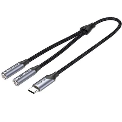 Cable Conversor USB Tipo-C Vention BGNHY/ USB Tipo-C Macho - 2x Cable Conversor USB Tipo-C Vention BGNHY/ USB Tipo-C Macho - 2x
