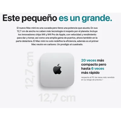 Apple Mac Mini (2024) M4 CPU x10/GPU x10 24GB 512GB SSD