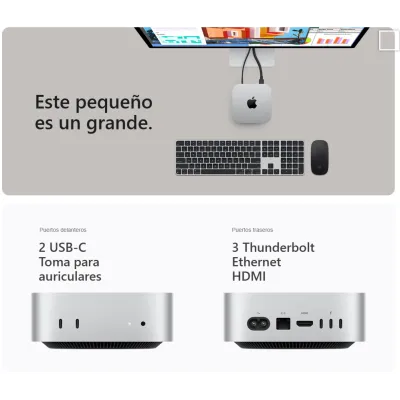 Apple Mac Mini (2024) M4 CPU x10/GPU x10 24GB 512GB SSD