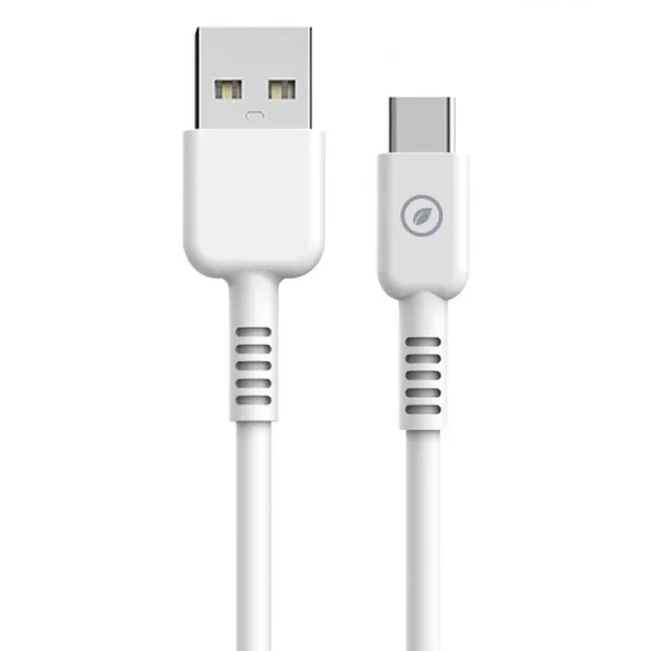 Muvit Cable USB a Tipo C 3A 1.2m Blanco 