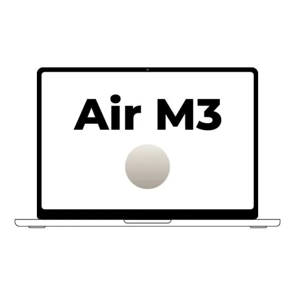 Apple Macbook Air 13.6' (2024) M3 CPU x8/GPU x10 24GB 512GB SSD Blanco Estrella