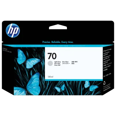HP Cartucho de tinta DesignJet 70 gris claro de 130 ml HP Cartucho de tinta DesignJet 70 gris claro de 130 ml