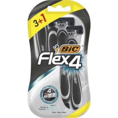 Cuchilla de Afeitar Bic Flex 4/ 4 uds Cuchilla de Afeitar Bic Flex 4/ 4 uds