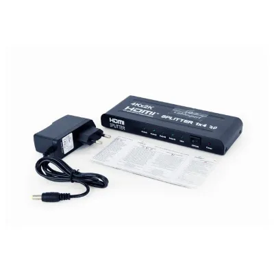 Gembird DSP-4PH4-02 Divisor de HDMI 4 Puertos Negro Gembird DSP-4PH4-02 Divisor de HDMI 4 Puertos Negro