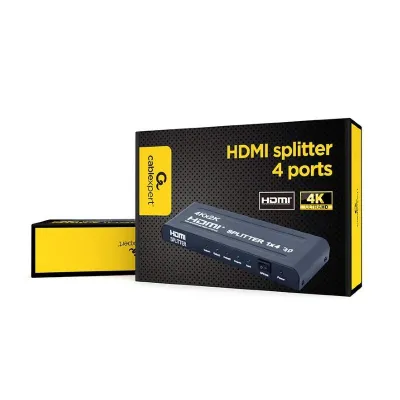 Gembird DSP-4PH4-02 Divisor de HDMI 4 Puertos Negro Gembird DSP-4PH4-02 Divisor de HDMI 4 Puertos Negro