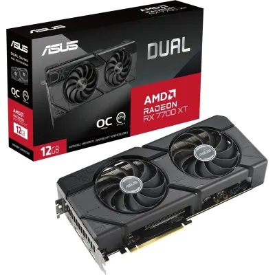 Asus Dual AMD Radeon RX 7700 XT OC Edition 12GB GDDR6